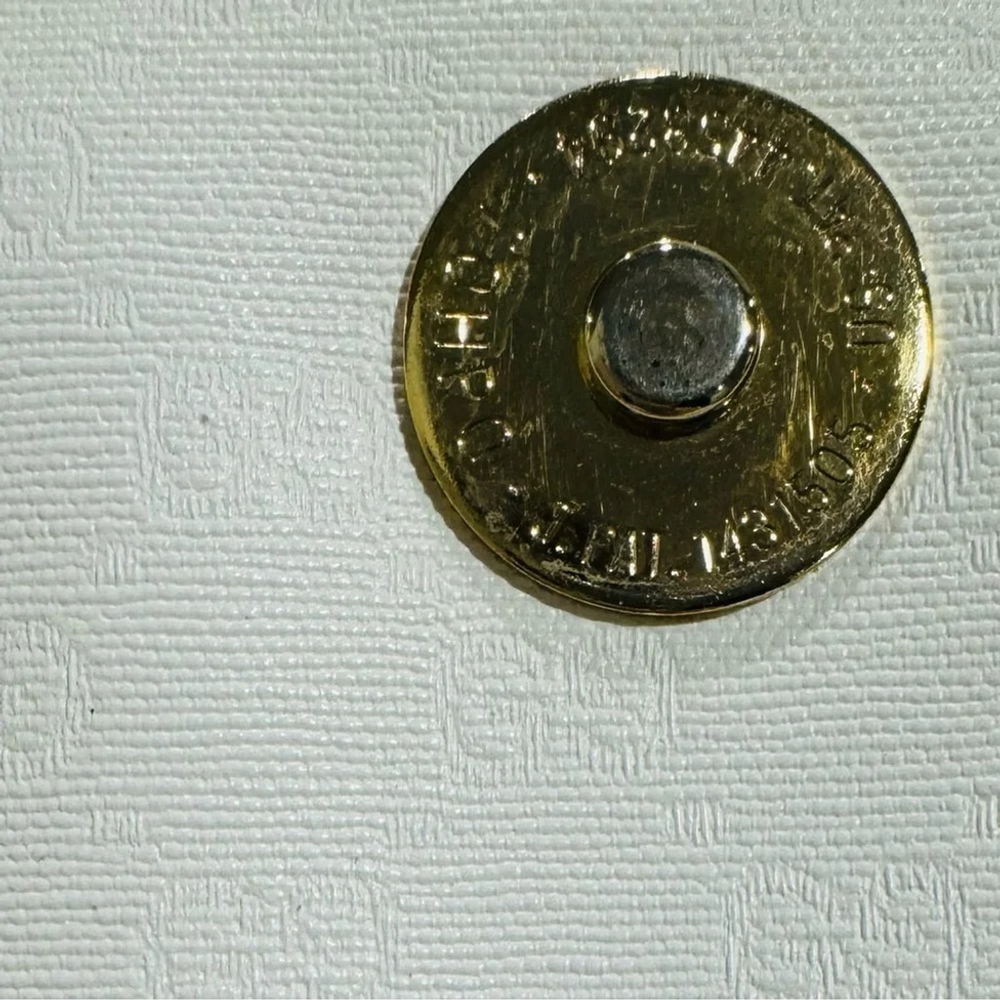 Vintage Gucci Interlocking GG Clutch purse shoulder bag ivory gold authentic - Picture 9 of 16